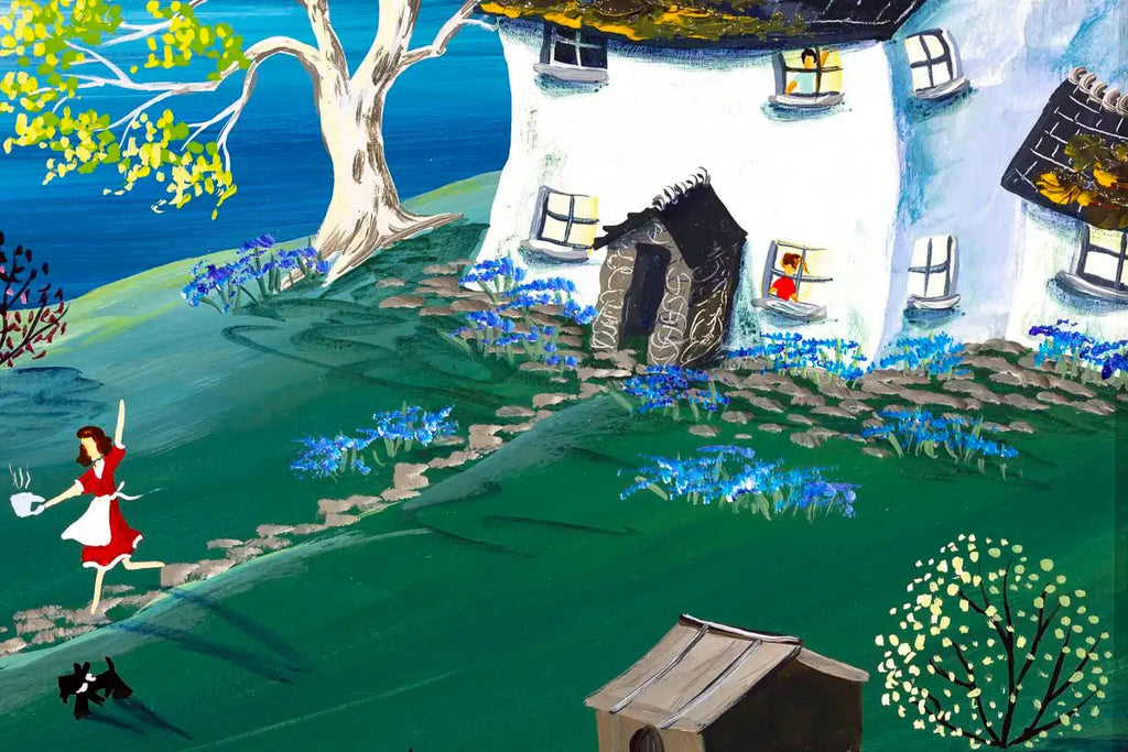 Evening Walk Home - Original - SOLD by artist Anne Blundell - Wyecliffe Galleries