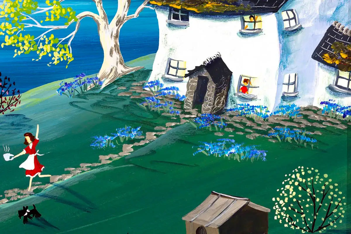 Evening Walk Home - Original - SOLD by artist Anne Blundell - Wyecliffe Galleries