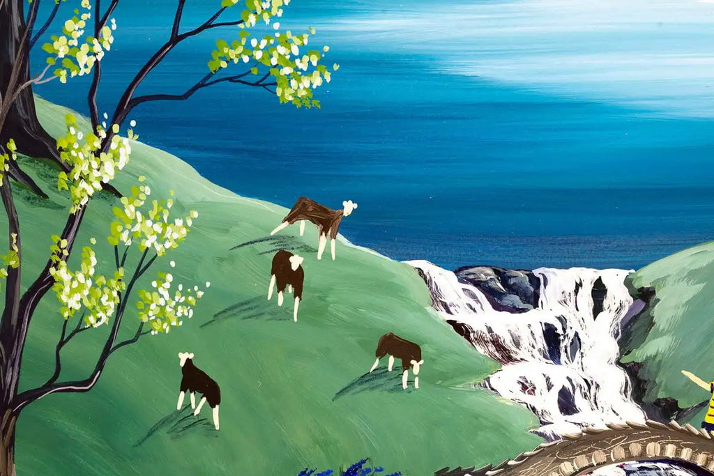 Evening Walk Home - Original - SOLD by artist Anne Blundell - Wyecliffe Galleries