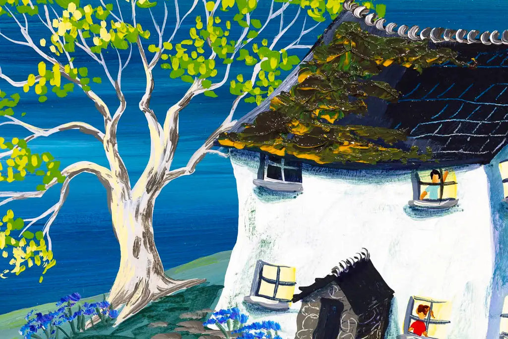 Evening Walk Home - Original - SOLD by artist Anne Blundell - Wyecliffe Galleries