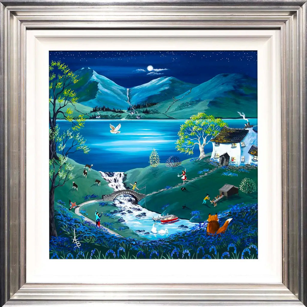 Evening Walk Home - Original - SOLD by artist Anne Blundell - Wyecliffe Galleries