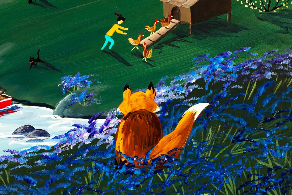 Evening Walk Home - Original - SOLD by artist Anne Blundell - Wyecliffe Galleries