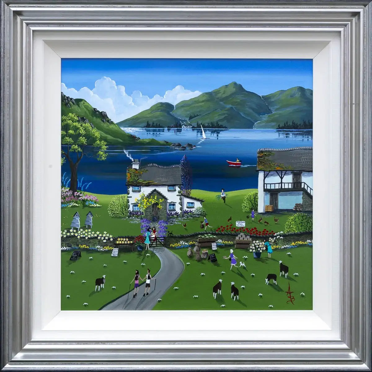 Farm Fresh - Original - SOLD by artist Anne Blundell - Wyecliffe Galleries