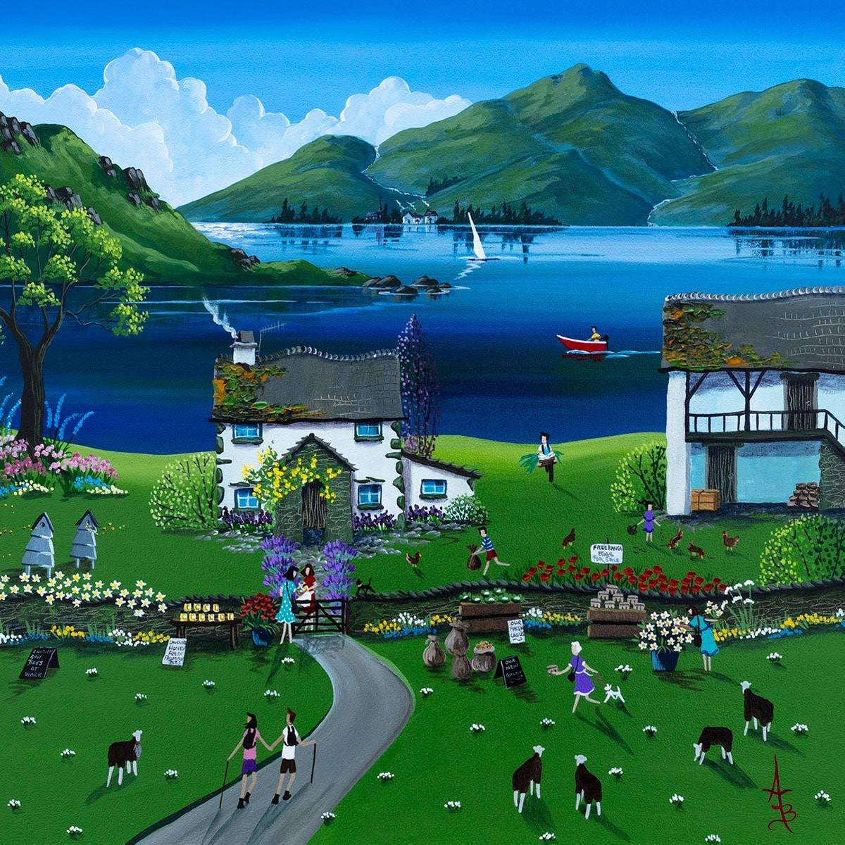 Farm Fresh - Original - SOLD by artist Anne Blundell - Wyecliffe Galleries