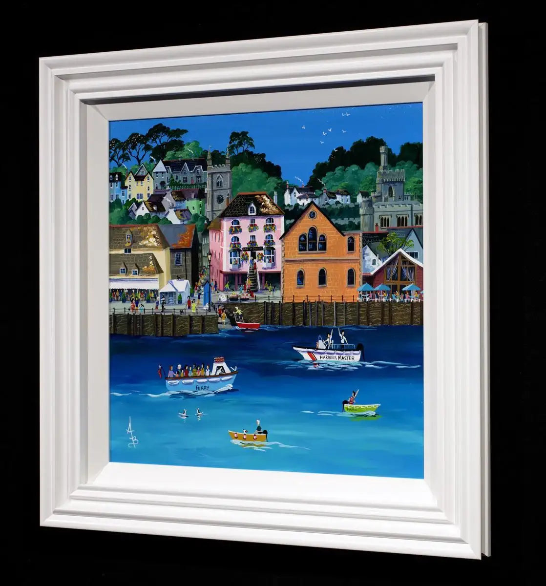 Fowey Ferry - Original - SOLD by artist Anne Blundell - Wyecliffe Galleries