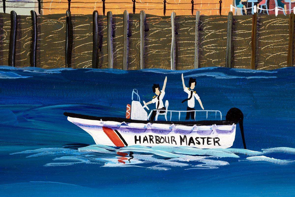 Fowey Ferry - Original - SOLD by artist Anne Blundell - Wyecliffe Galleries