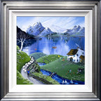 Frosted Snowdrops - Original - SOLD by artist Anne Blundell - Wyecliffe Galleries