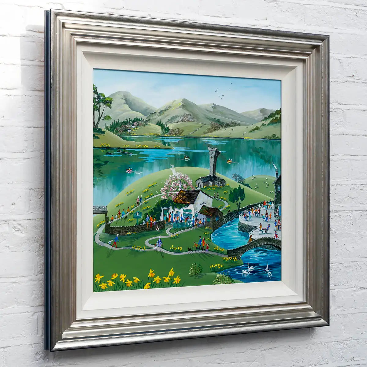 Grasmere Gingerbread Shop - Original - SOLD by artist Anne Blundell - Wyecliffe Galleries