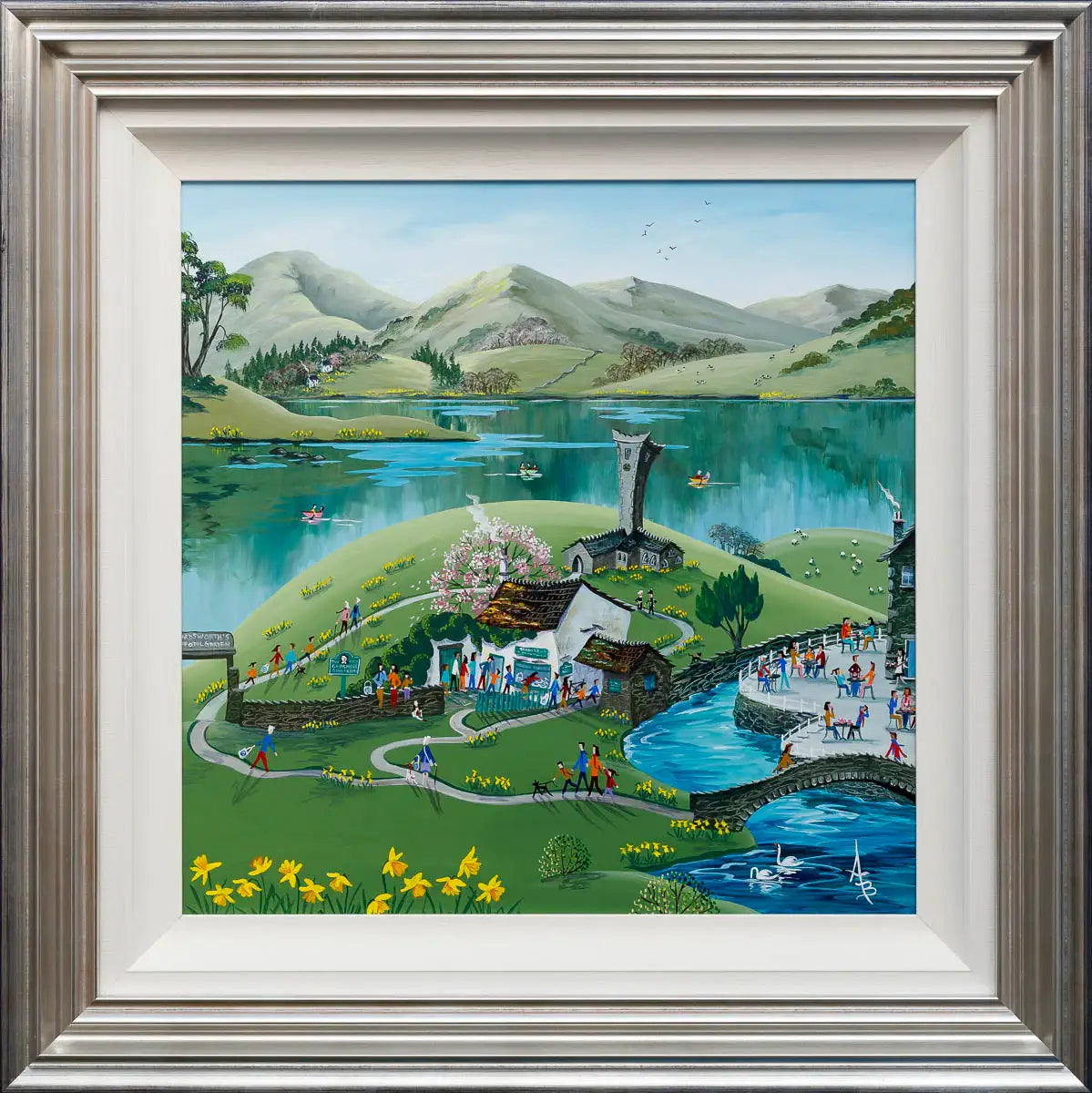 Grasmere Gingerbread Shop - Original - SOLD by artist Anne Blundell - Wyecliffe Galleries