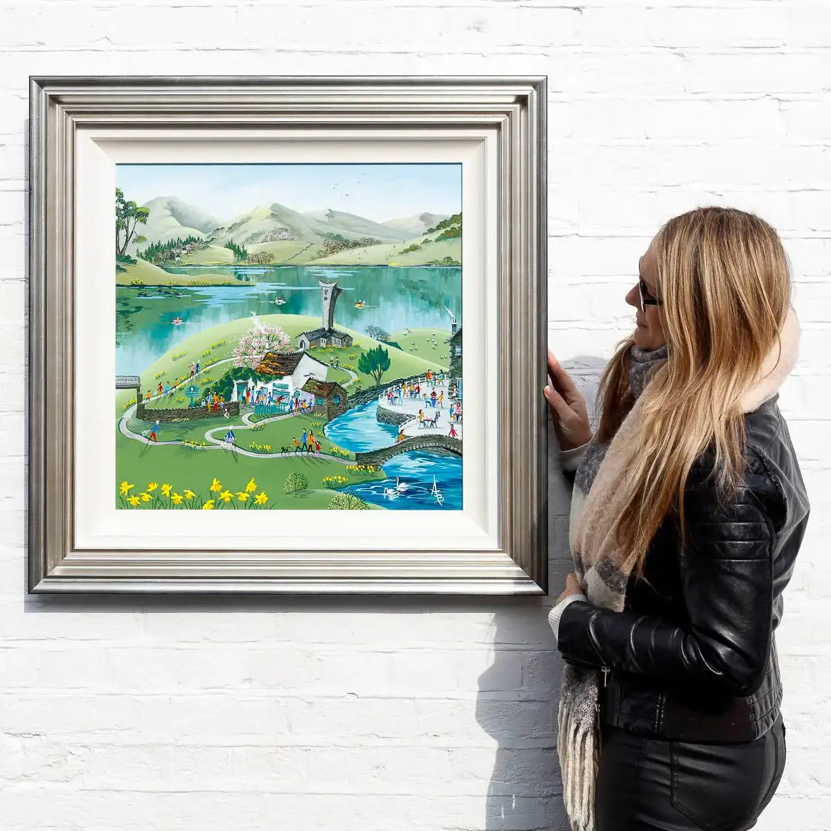 Grasmere Gingerbread Shop - Original - SOLD by artist Anne Blundell - Wyecliffe Galleries