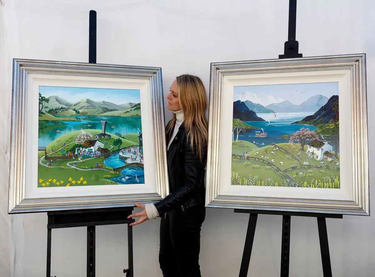 Grasmere Gingerbread Shop - Original - SOLD by artist Anne Blundell - Wyecliffe Galleries