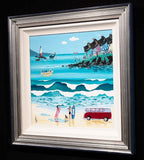 Great Day For A Surf - SOLD by artist Anne Blundell - Wyecliffe Galleries