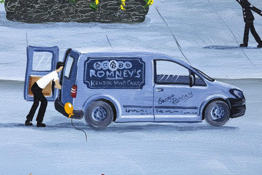 Hawkshead Honey Pot - Original - SOLD by artist Anne Blundell - Wyecliffe Galleries