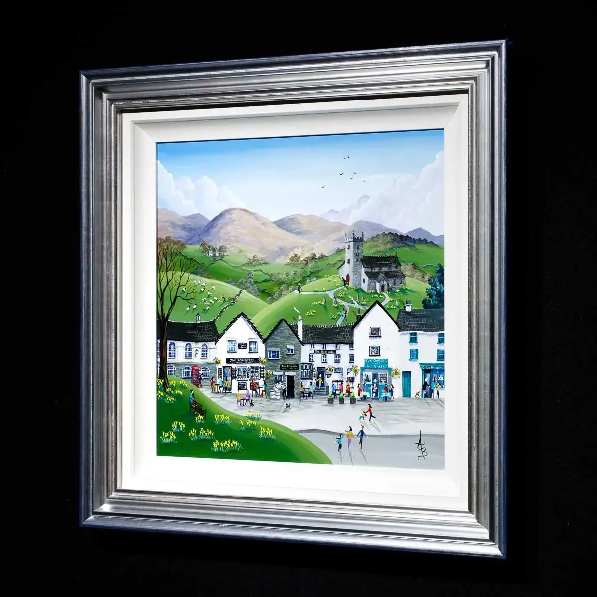 Hawkshead Spring - Original - SOLD by artist Anne Blundell - Wyecliffe Galleries