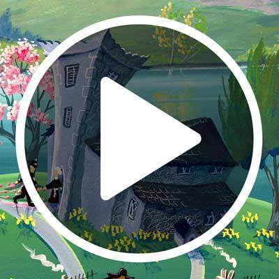 Hawkshead Spring - Original - SOLD by artist Anne Blundell - Wyecliffe Galleries