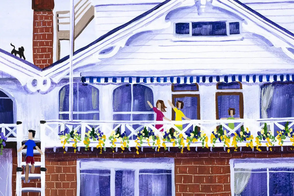 Henley Boating - Original - SOLD by artist Anne Blundell - Wyecliffe Galleries