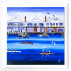 Henley Boating - Original - SOLD by artist Anne Blundell - Wyecliffe Galleries