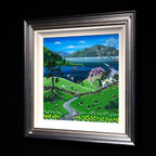 Herdwicks Among the Flowers - Original - SOLD by artist Anne Blundell - Wyecliffe Galleries