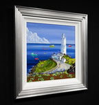 Hiking to Startpoint - Original - SOLD by artist Anne Blundell - Wyecliffe Galleries