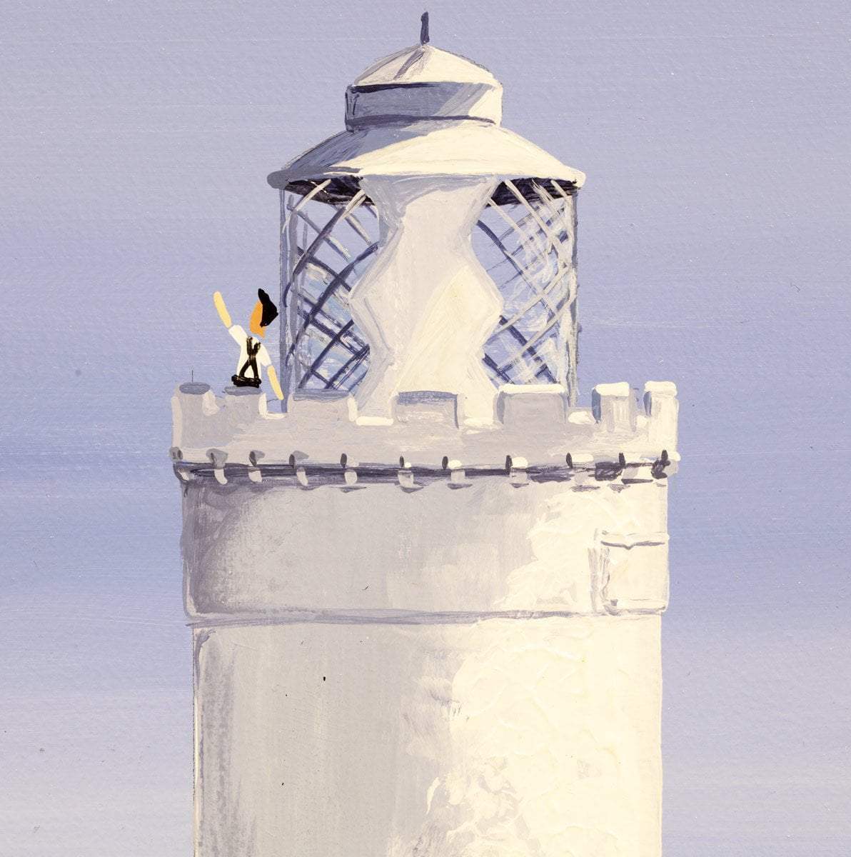 Hiking to Startpoint - Original - SOLD by artist Anne Blundell - Wyecliffe Galleries