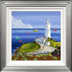 Hiking to Startpoint - Original - SOLD by artist Anne Blundell - Wyecliffe Galleries