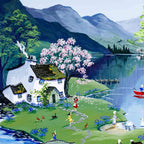 Home To Bluebell Farm - Original - SOLD by artist Anne Blundell - Wyecliffe Galleries