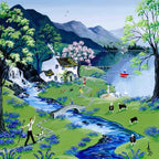 Home To Bluebell Farm - Original - SOLD by artist Anne Blundell - Wyecliffe Galleries