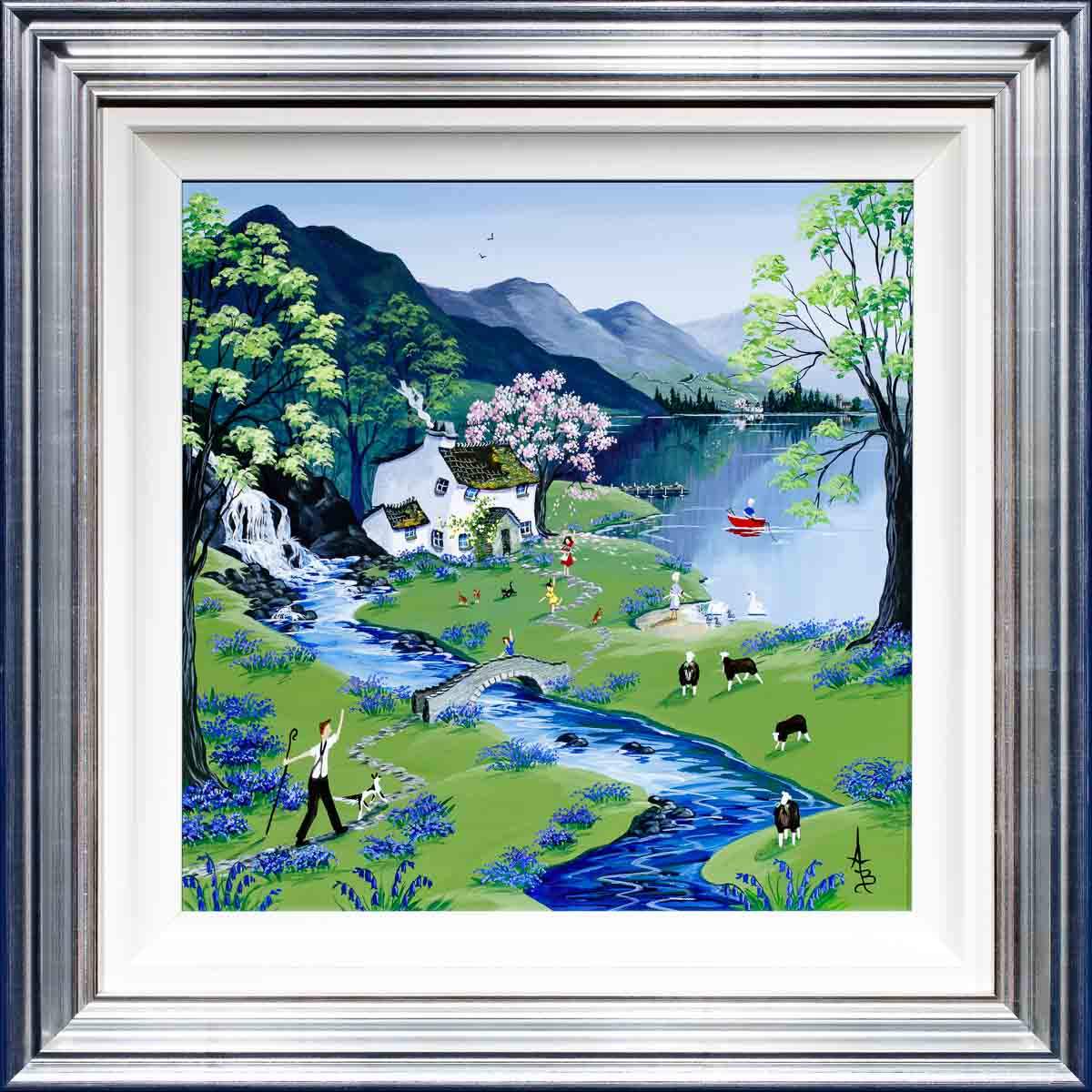 Home To Bluebell Farm - Original - SOLD by artist Anne Blundell - Wyecliffe Galleries