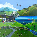 In the Valley - Original - SOLD by artist Anne Blundell - Wyecliffe Galleries