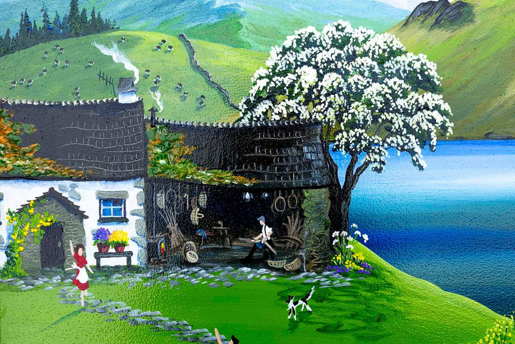 In the Valley - Original - SOLD by artist Anne Blundell - Wyecliffe Galleries