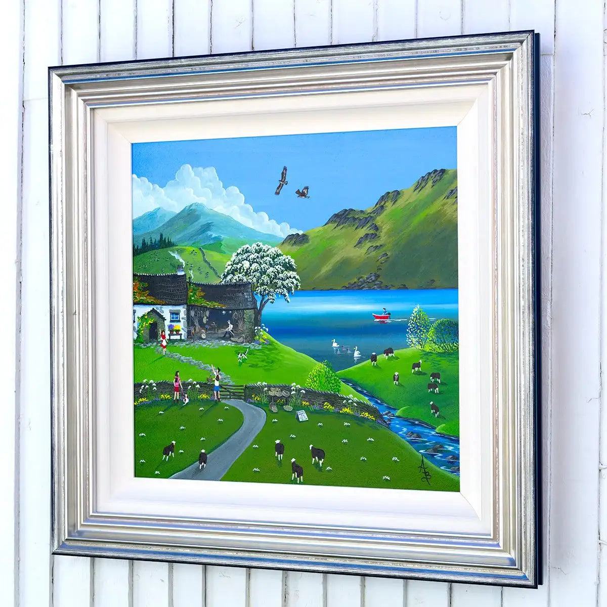 In the Valley - Original - SOLD by artist Anne Blundell - Wyecliffe Galleries