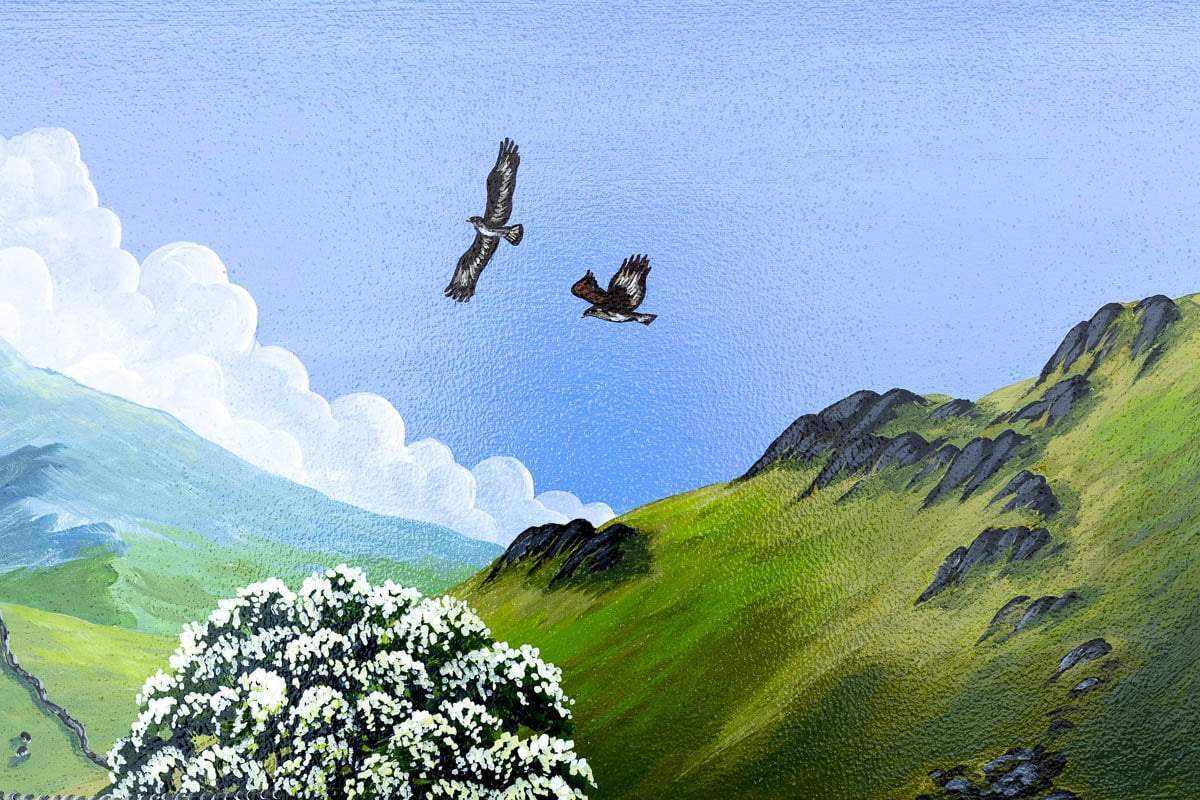 In the Valley - Original - SOLD by artist Anne Blundell - Wyecliffe Galleries