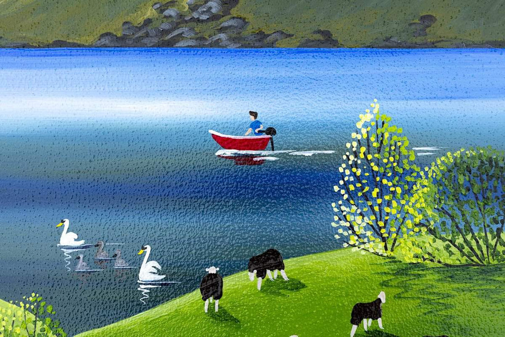 In the Valley - Original - SOLD by artist Anne Blundell - Wyecliffe Galleries