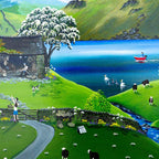 In the Valley - Original - SOLD by artist Anne Blundell - Wyecliffe Galleries