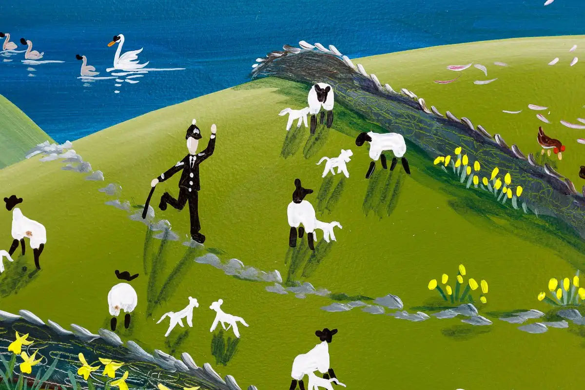 Lakeland Spring - Original - SOLD by artist Anne Blundell - Wyecliffe Galleries