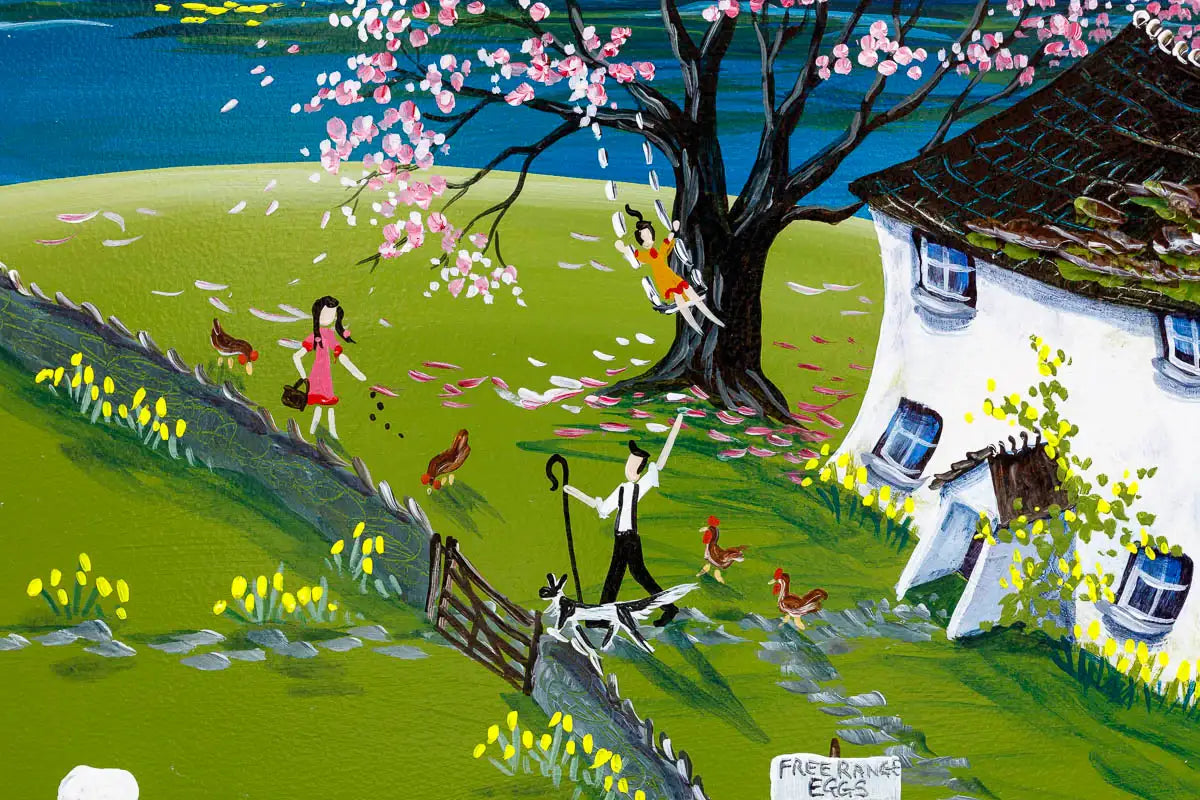 Lakeland Spring - Original - SOLD by artist Anne Blundell - Wyecliffe Galleries