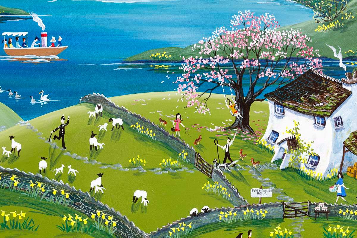 Lakeland Spring - Original - SOLD by artist Anne Blundell - Wyecliffe Galleries