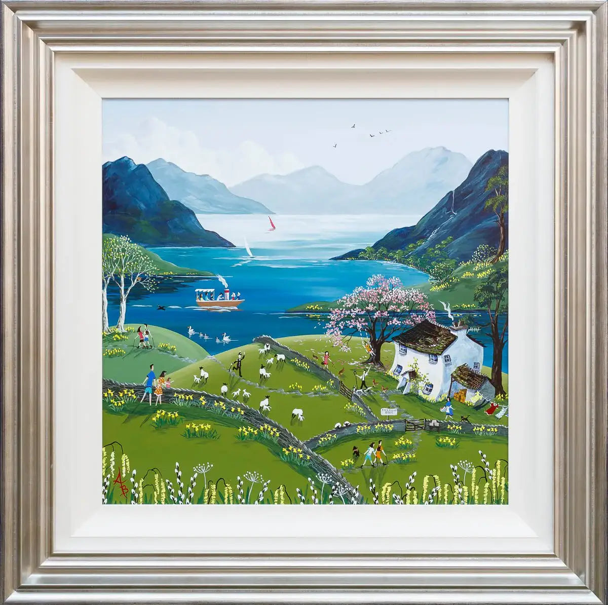 Lakeland Spring - Original - SOLD by artist Anne Blundell - Wyecliffe Galleries