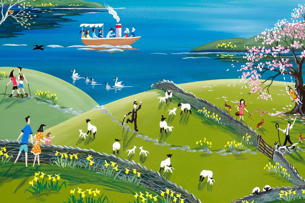 Lakeland Spring - Original - SOLD by artist Anne Blundell - Wyecliffe Galleries