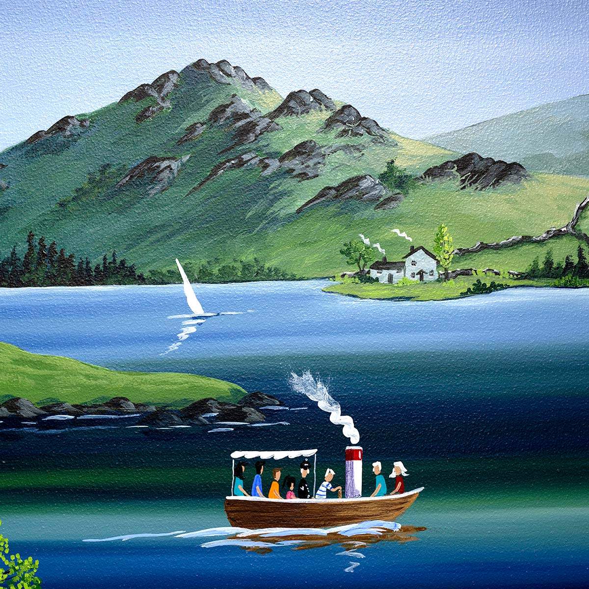 Lakeside Honey - Original - SOLD by artist Anne Blundell - Wyecliffe Galleries