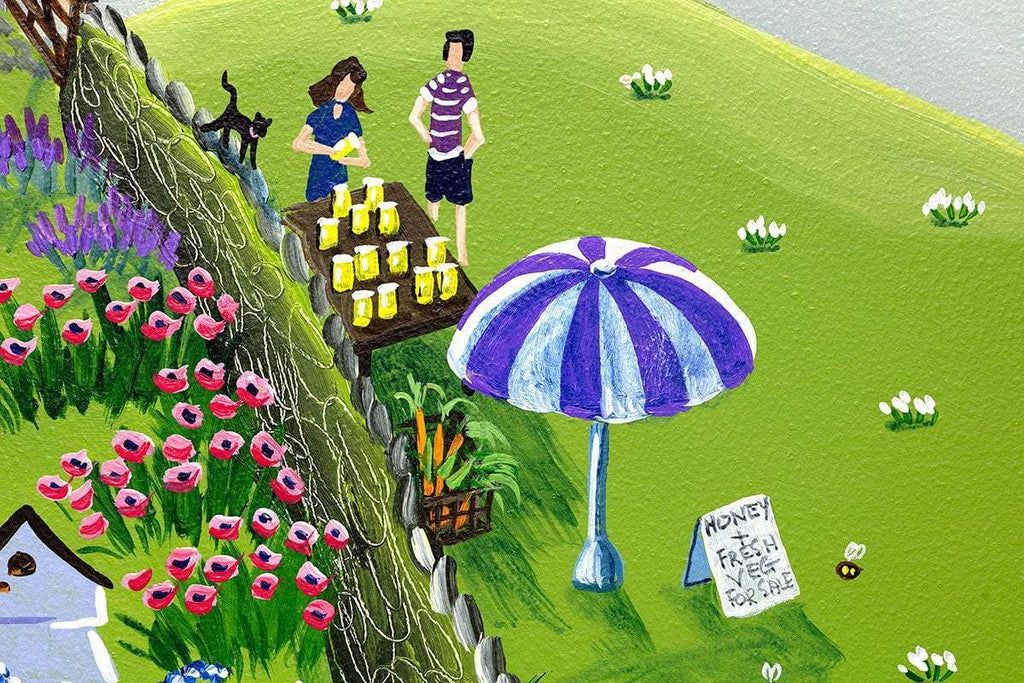 Lakeside Honey - Original - SOLD by artist Anne Blundell - Wyecliffe Galleries