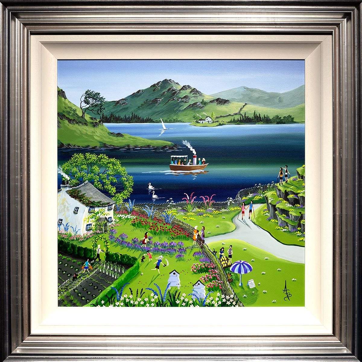 Lakeside Honey - Original - SOLD by artist Anne Blundell - Wyecliffe Galleries