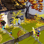 Lakeside View - SOLD by artist Anne Blundell - Wyecliffe Galleries