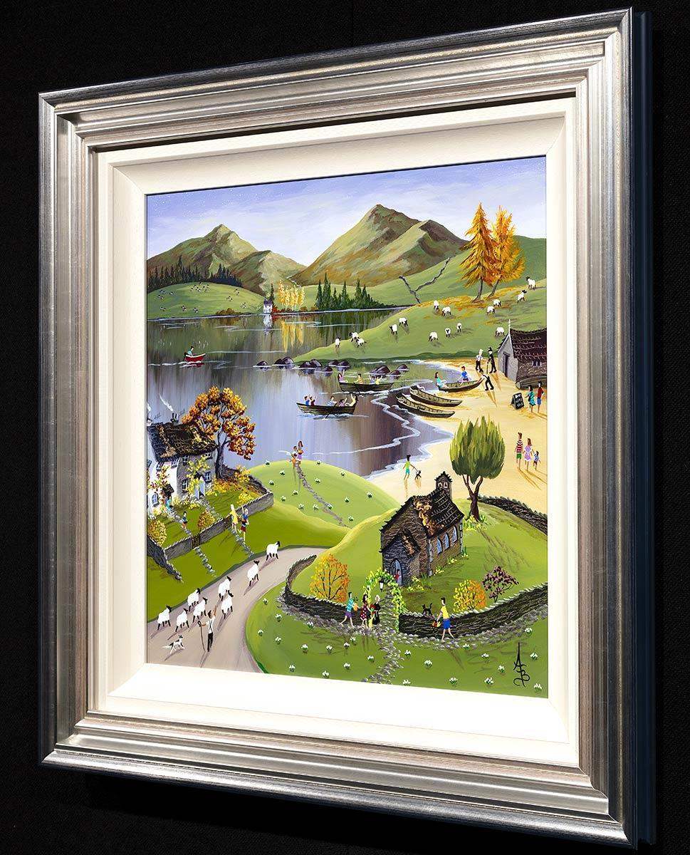 Lakeside View - SOLD by artist Anne Blundell - Wyecliffe Galleries