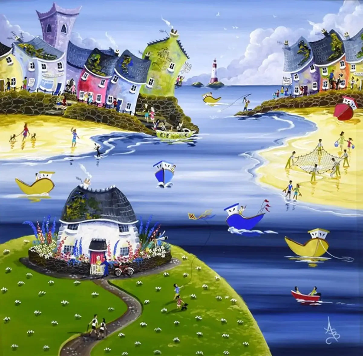 Letter for Lookout Cottage - SOLD by artist Anne Blundell - Wyecliffe Galleries