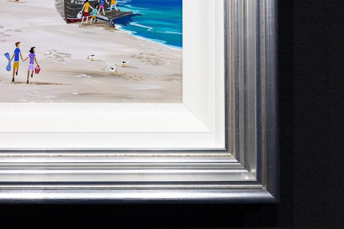 Mackerel Fishers Budleigh Salterton - Original - SOLD by artist Anne Blundell - Wyecliffe Galleries