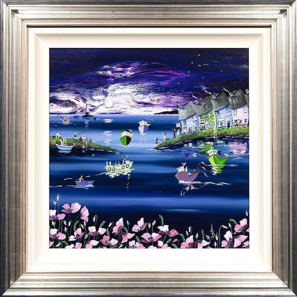 Moonlight Tide - Original - SOLD by artist Anne Blundell - Wyecliffe Galleries