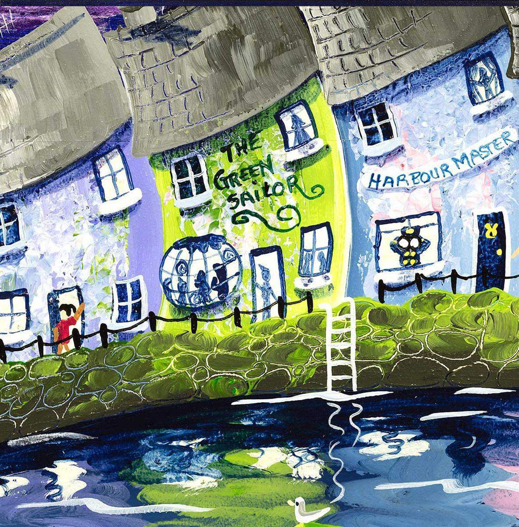 Moonlight Tide - Original - SOLD by artist Anne Blundell - Wyecliffe Galleries