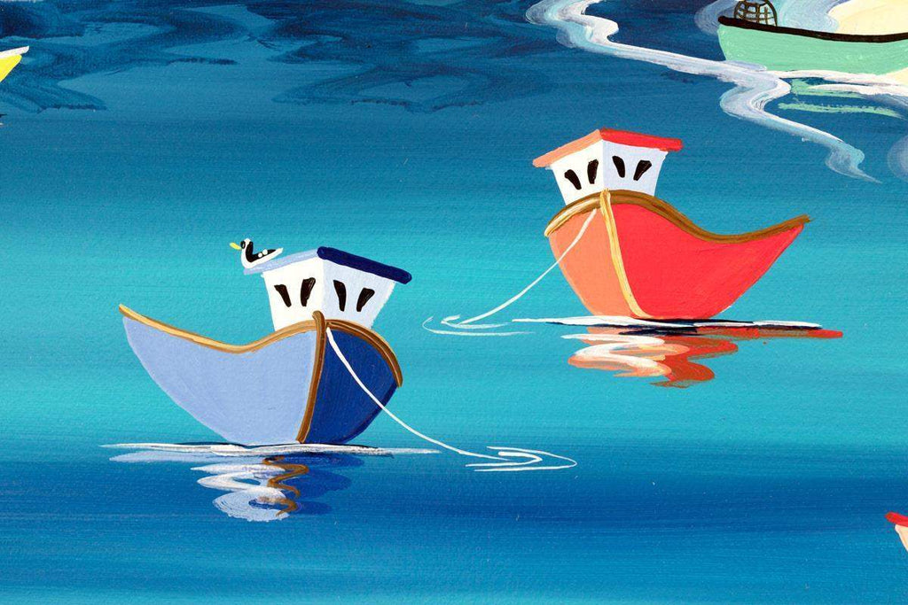 Music by Moonlight - Original - SOLD by artist Anne Blundell - Wyecliffe Galleries