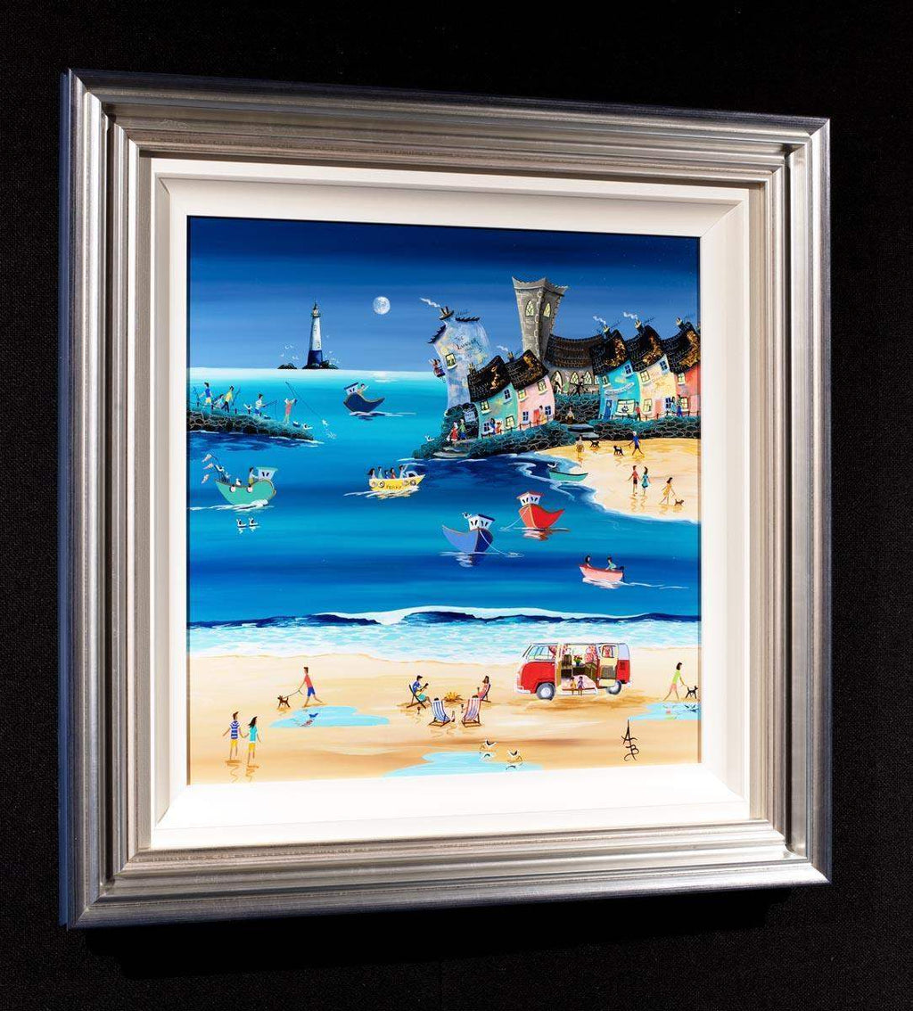 Music by Moonlight - Original - SOLD by artist Anne Blundell - Wyecliffe Galleries